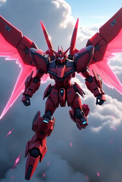 Gundam、Aerial Wind、New special aircraft、Red and Black、Inside the aircraft