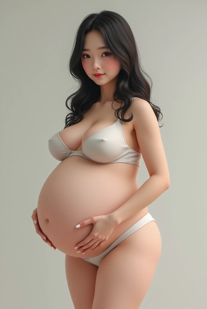 Japanese girl pregnant with big boobs