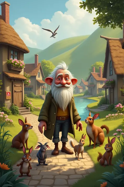 Once upon a time in a small village nestled between rolling hills, there was a peculiar old man named Elias who was known for his extraordinary talent with animals.