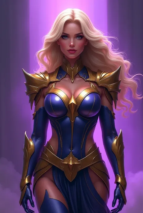 Happy Female Hot Thanos wearing armour, her big boobs will be fully shown looking straight, Full body.
Body figure is hot, sexy and bold.
An Adorable and goddess Face, 
Hair is blonde colour and open.
Biggest and sexy boobs shown from costume.
Show the fac...