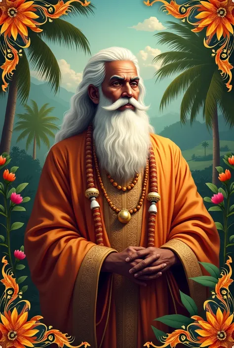 Maveli Kerala old king photo for onam poster
