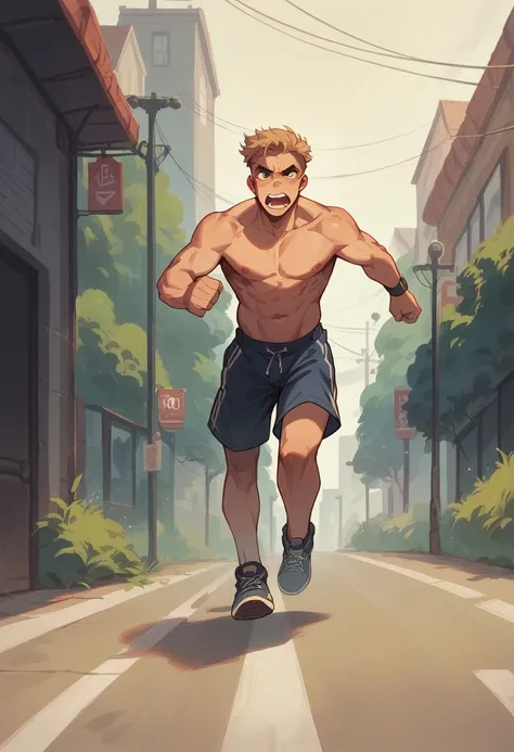 guy running 