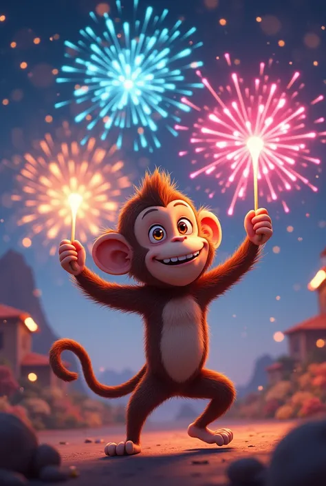 Monkey Fireworks 