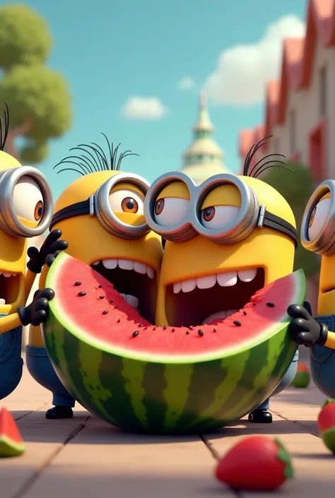 minion watermelon watermelon hello, watermelon watermelon perni