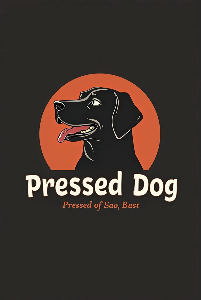 Create a logo for a pressed dog restaurant with the name of presseddog