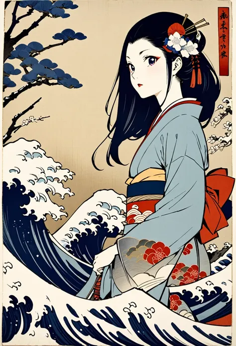 
, One Girl、Ukiyo-e, 