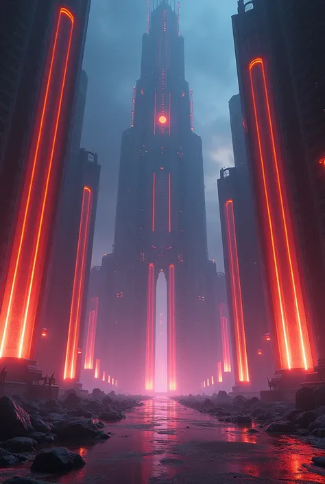 &quot;style：Science fiction&quot; &quot;Dusk does not mean dim，The Earth Engine illuminates the entire northern hemisphere。You can see the plasma beams emitted by hundreds of engines.。You imagine a huge palace，As big as the temple on the Acropolis，There ar...