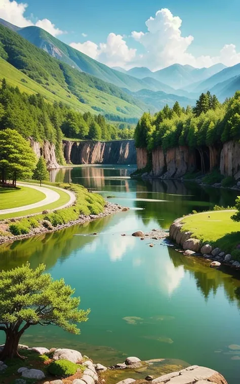 Very beautiful meditative landscape、Soothing scenery、Healing scenery、Mysterious Landscape、Spectacular natural scenery