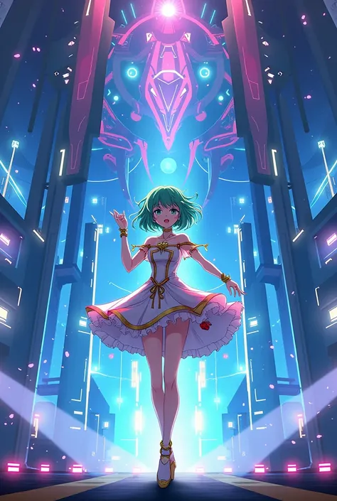 Ranka Lee from "Macross Frontier" singing