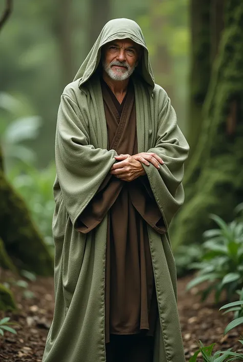 An image of Pedro Sobral wearing Master Yoda&#39;s clothes