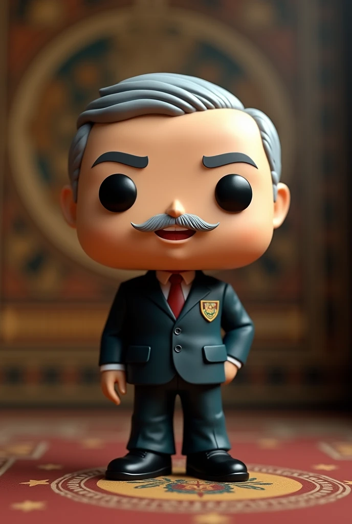 The best president in the history of Mexico. Andres Manuel Lopez Obrador "AMLO", in a Funko pop style character of super high quality and detail.