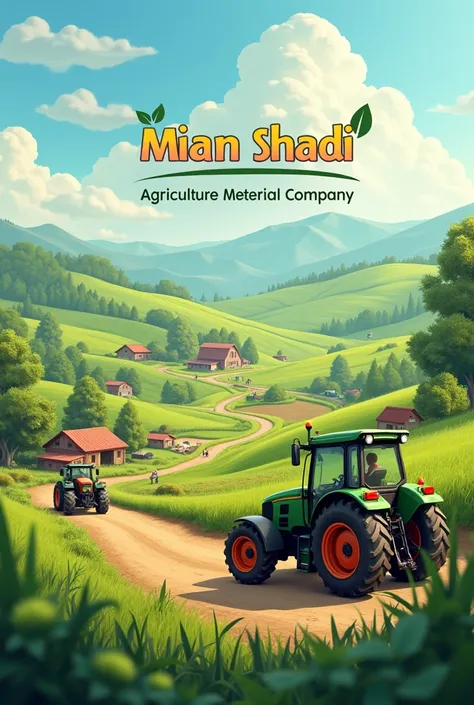 Mian Shadi agriculture material company create a image .