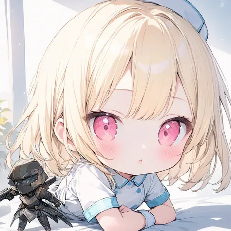 ((chibi:1.1)), ((masterpiece)), ((Highest quality)), (Super Detail:1.2), (High resolution:1.3), ((Very detailed)), (8k), (Professional photography:1.2), (so beautiful:1.2), (Sharp focus), (Perfect light), (Cast a Shadow), cute young Girl, Shiny straight ha...