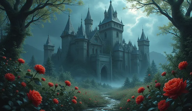 Years passed, then decades, and the legend of the sleeping princess grew into myth. Many tried to reach the castle, hoping to break the curse and win the heart of the beautiful maiden, but none succeeded. The thorns grew thicker, the roses sharper, and the...