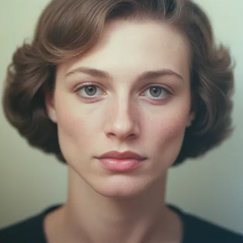 une femme souriante portant un pull blanc debout devant une fenêtre, portrait de sanna marin, portrait image, cait miers, genevi...