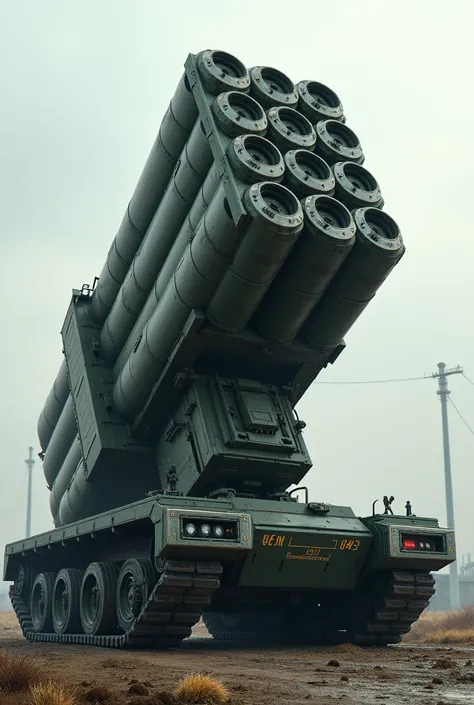 A Russian missile launcher 