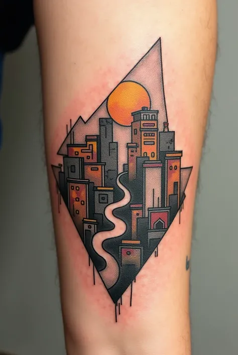 Traces of a favela for tattoo 