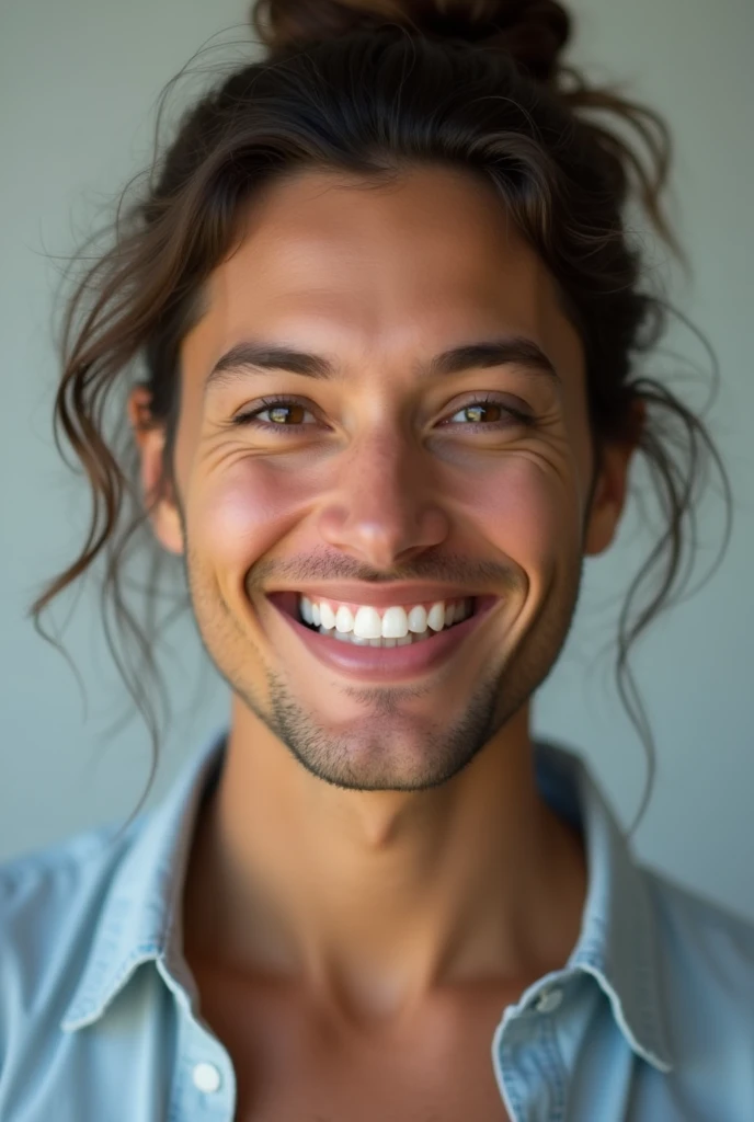 Actor with aligners ad
