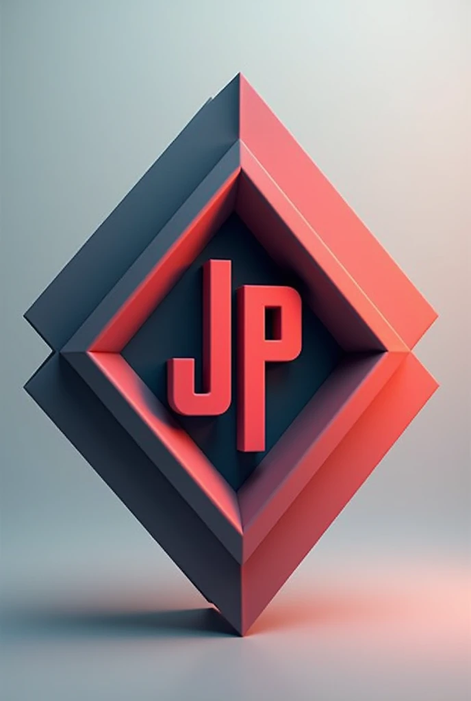 initials jp in the middle of two rhombuses