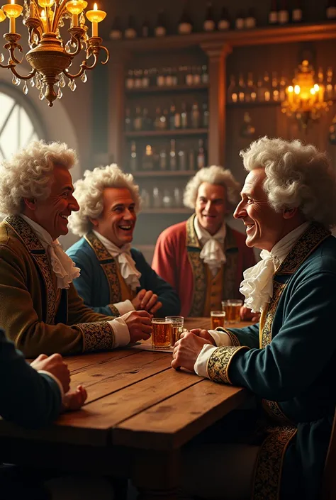 Burghers in a tavern in 1700
