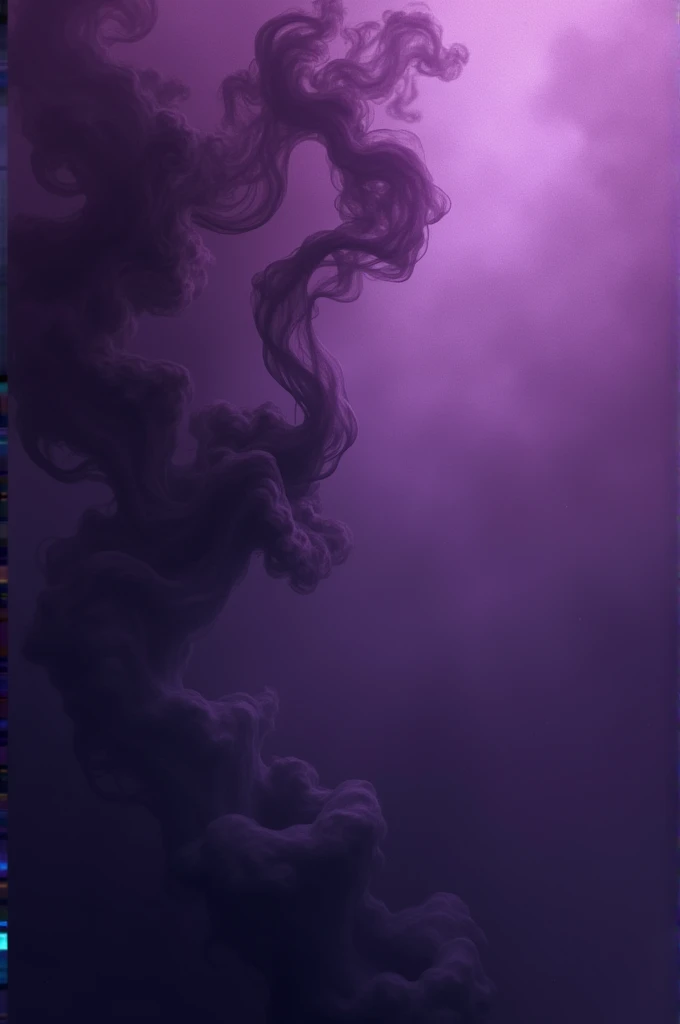 Create image of a purple background with smoky black 