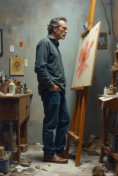 Painter artist who let himself lose his essence for fame