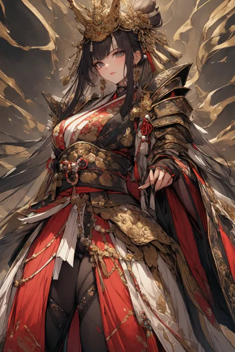 A beautiful female samurai. Ultra high quality.