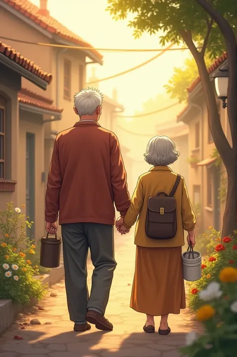 It seems that every morning, Grandma always wakes up in the morning to cook cakes for sale on the village road. Grandparents need to help Grandma by picking up home-made cakes and going out to sell. One day, when Grandpa heard that Grandma was in pain, he ...