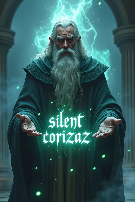 A wizard with the writing Silent Corizaz below