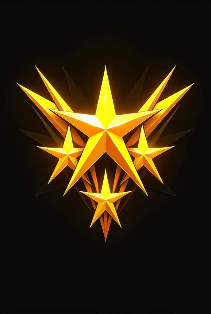 Make a logo for my free fire league NAME: XTREINO STARS 

cor: Yellow 