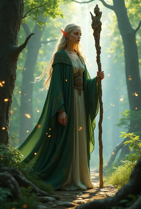 an elf mage