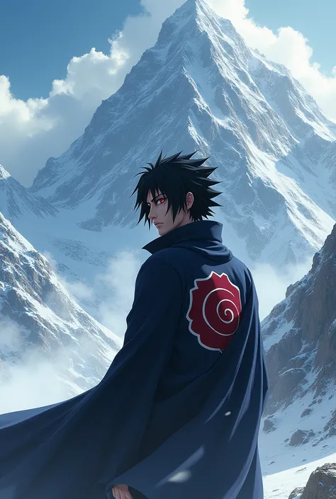 Sasuke in mount Everest with face