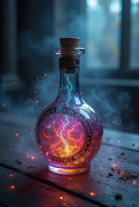 Magical gender change potion bottle