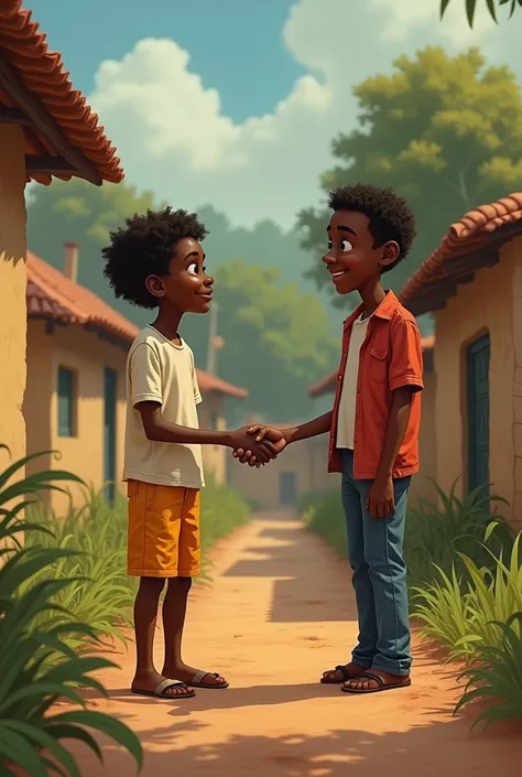 Once upon a time, in a quiet village in Togo, two childhood friends, Christian et Kouami. Christian, a friendly and generous young man, had taken the habit of visiting Kouami regularly, to share a moment of conviviality and exchange news. Every week, witho...