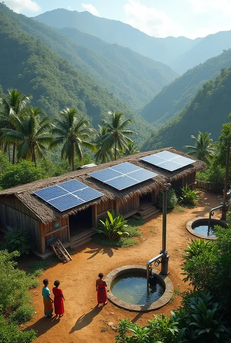 Water pumping system using solar energy in a Na community in the Serrania de Codazo Cesar 
