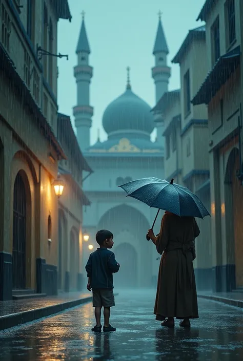A Rainy Day One day it was raining heavily and Ali&#39;s mother prevented him from going to the mosque, lest he fall ill. Ali said, "Mom, going to God&#39;s house and praying is the most important thing for me." Ali went to the mosque with an umbrella and ...