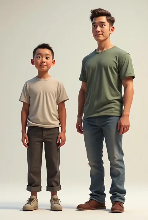 Compare the size of a 5 feet tall human with a normal human