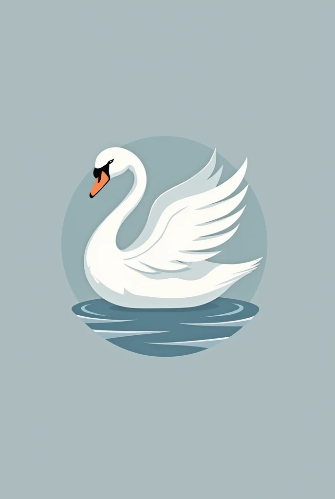 Generate professional logo for social work association with name swan which include compassion 