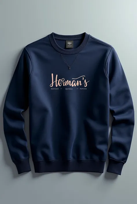 Navy blue sweater with my brand called Herman&#39;s