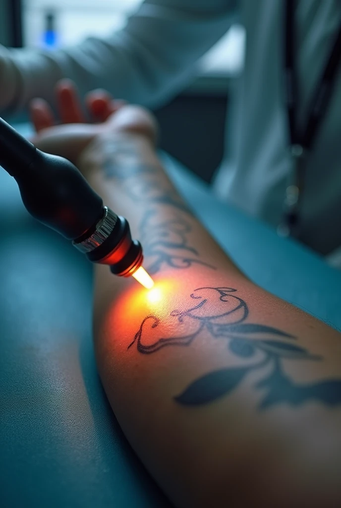 Photo of laser tattoo removal 