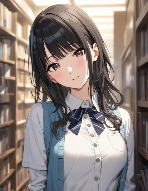 (masterpiece),(Highest quality),(Very detailed),(Best illustrations),(Best Shadow),(disorganized),(Detailed Background),(so beautiful), 
Official Style,
(hiori kazano:1.5), ponytail, black hair, black eyes,
(The Idolmaster Shiny Colors:1.2),
school uniform...