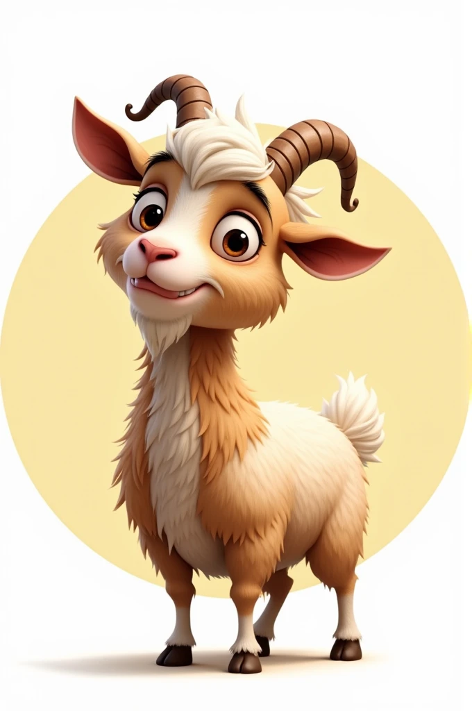 Animated image of a goat in a circle