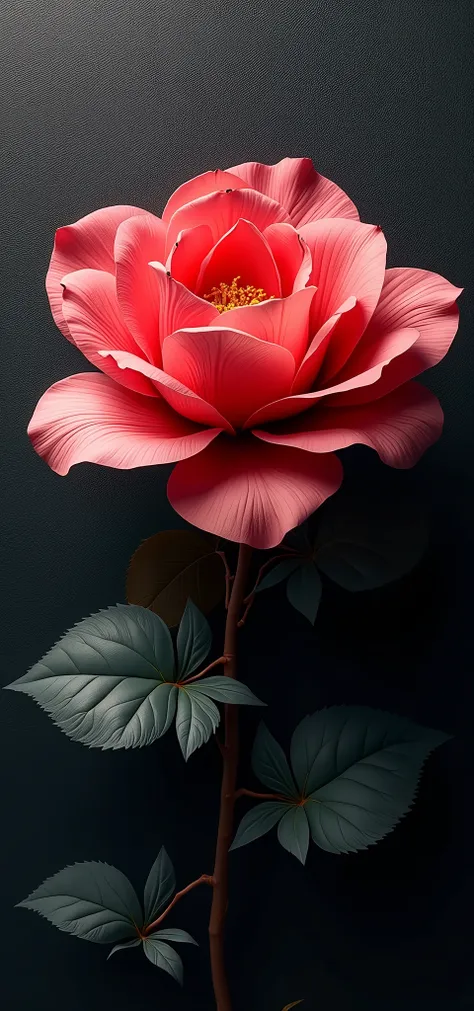 a flower 5d amoled, its rich colors and velvety texture background lether, 4k, ultra light, ultra bright, ultra HD, super OLED, hiper details, mind blowing and beautiful pictures,