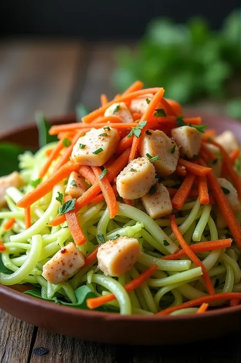 Somtam with cockles, carrots and crabs