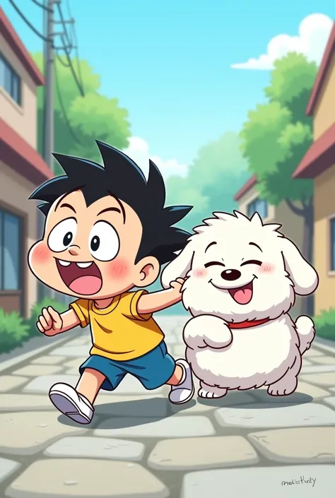 Shinchan and Shiro
