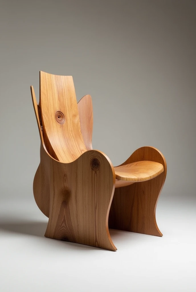 unique wooden chair