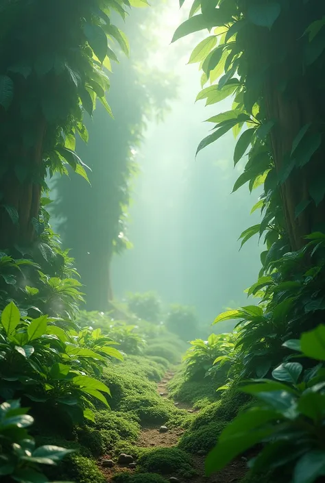 tea leaves, tea forest