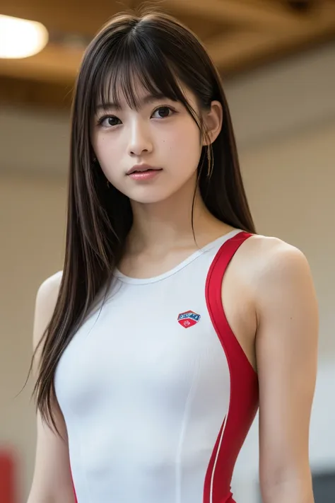 (8k, RAW Photos,Highest quality, High resolution:1.1), (超Realisticな:1.4),(Realistic, Realistic:1.3),The Beauty of Japan、((Upper Body:1.3))、Gymnastics Team - Flexible Leotards and Grips