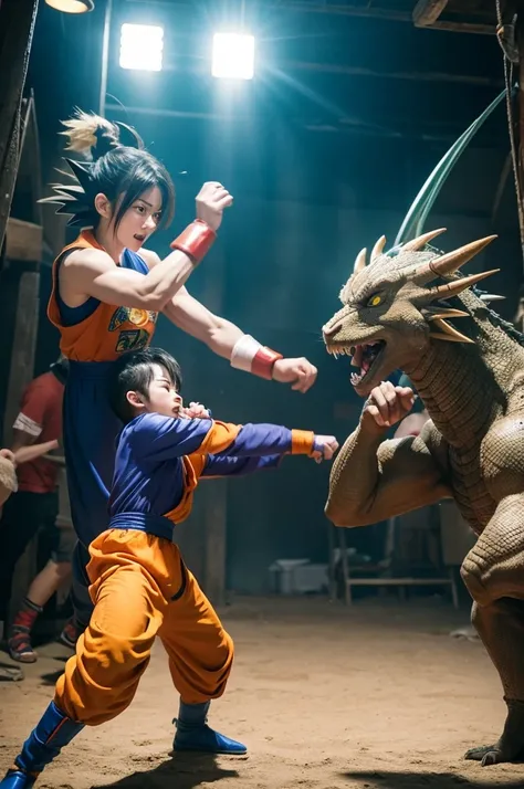 Dragon Ball-like fighting scenes、Live-action adaptation、Real