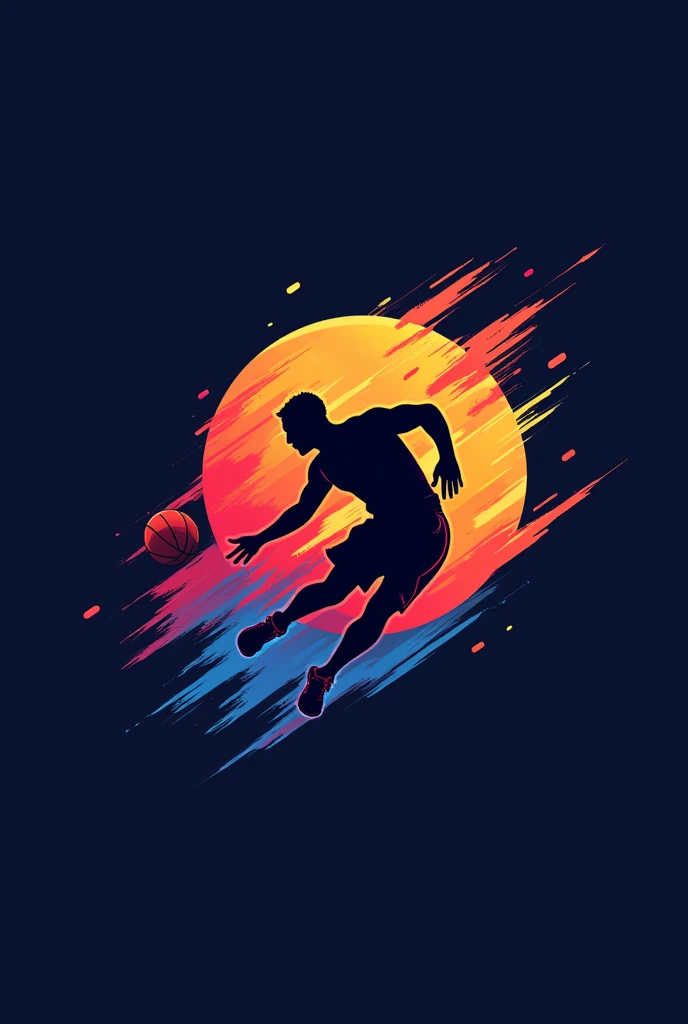 Create a logo for a basketball team using the name Showtime without the player image